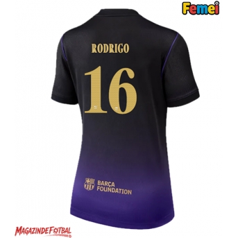 Barcelona Rodri Hernandez #16 Tricou Fotbal Replică 2026-27 Femei Deplasare